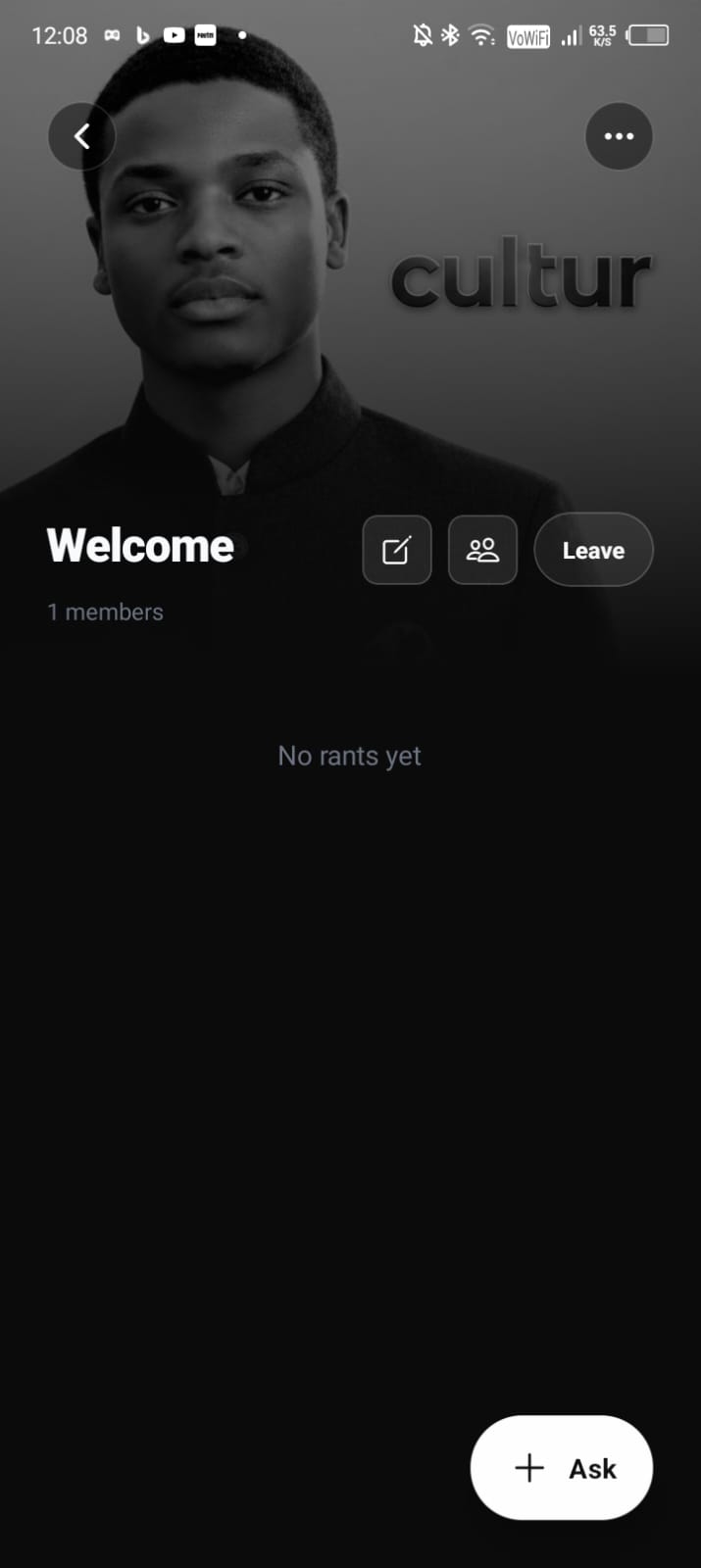 Cultur app screenshot